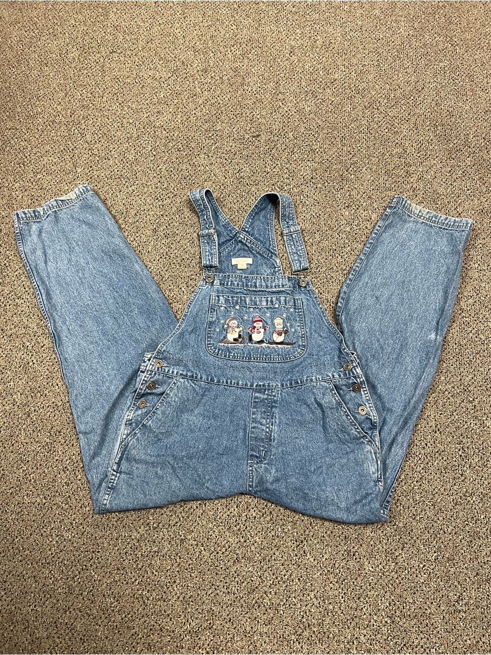 Vintage Christmas Overalls